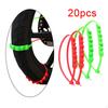 20x Tyre Cable Belt, Motorcycles Tire Chains Traction Chain Wheel Snow Mud for Outdoor