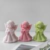3D Little Angel Aroma Candle Silicone Mold DIY Christmas Decoration Plaster Molds Handmade Soap Candle Making Supplies