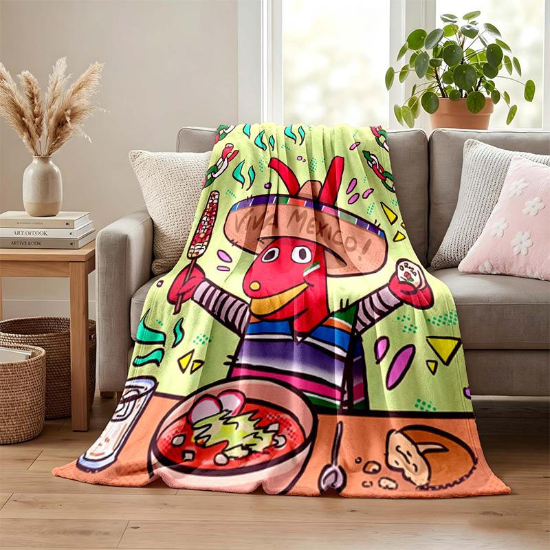 31 minutos blanket Flannel Blanket Soft Cozy Plush Throw for Sofa Bed Lightweight Home Decor