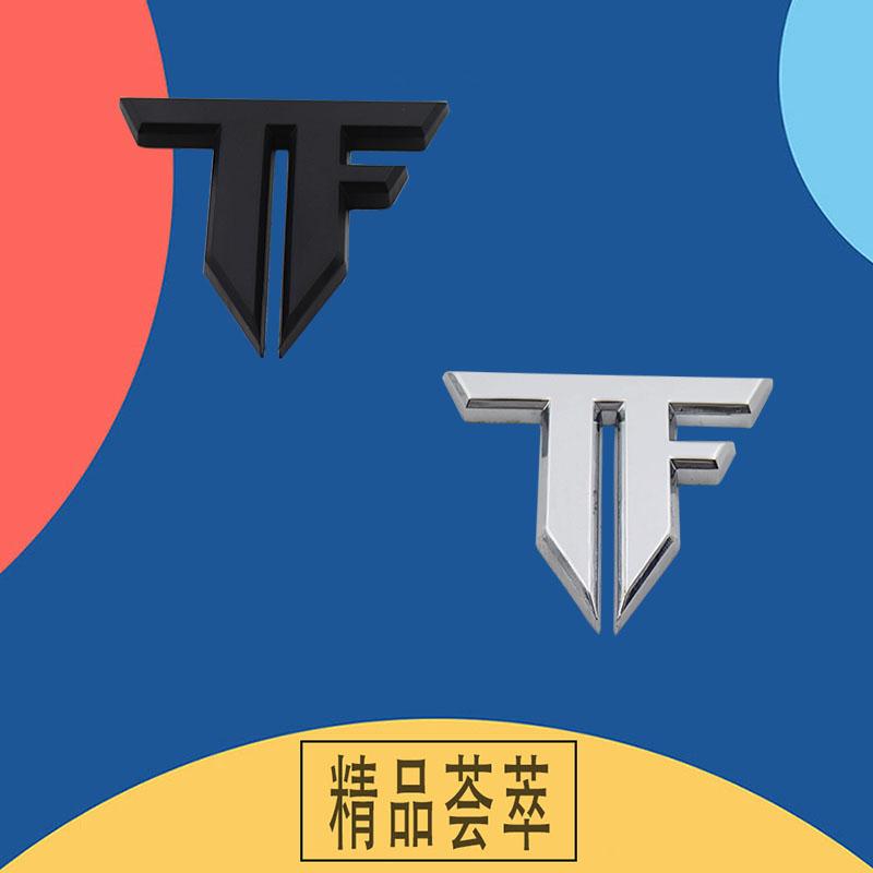 3D Стайлинг автомобиля Логотип TF для спортивных гонок мотоцикла Боковое крыло автомобиля Название багажника Наклейка Эмблема Значок Стикер