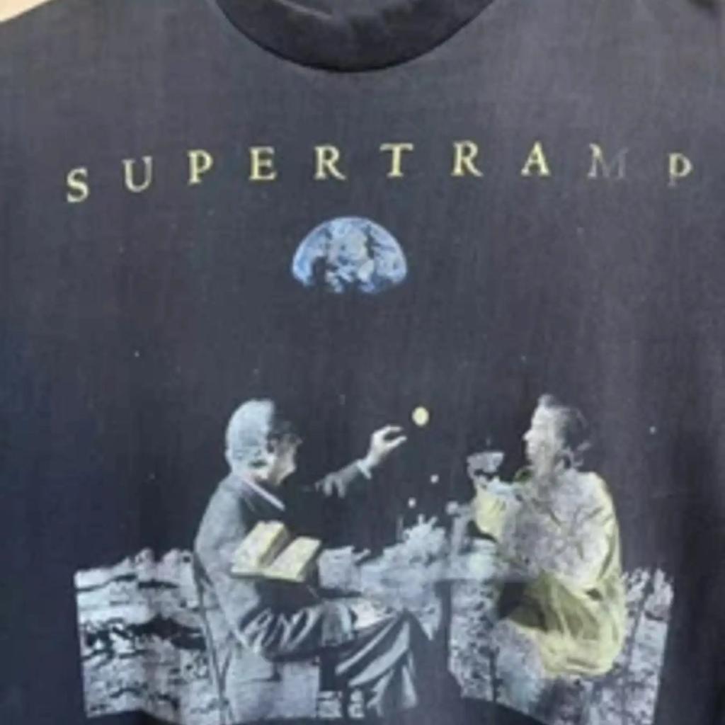 Supertramp Band For New Year T Shirt Full Size S XL vintage Washed Versatile Stylish Stretched fashion Unisex