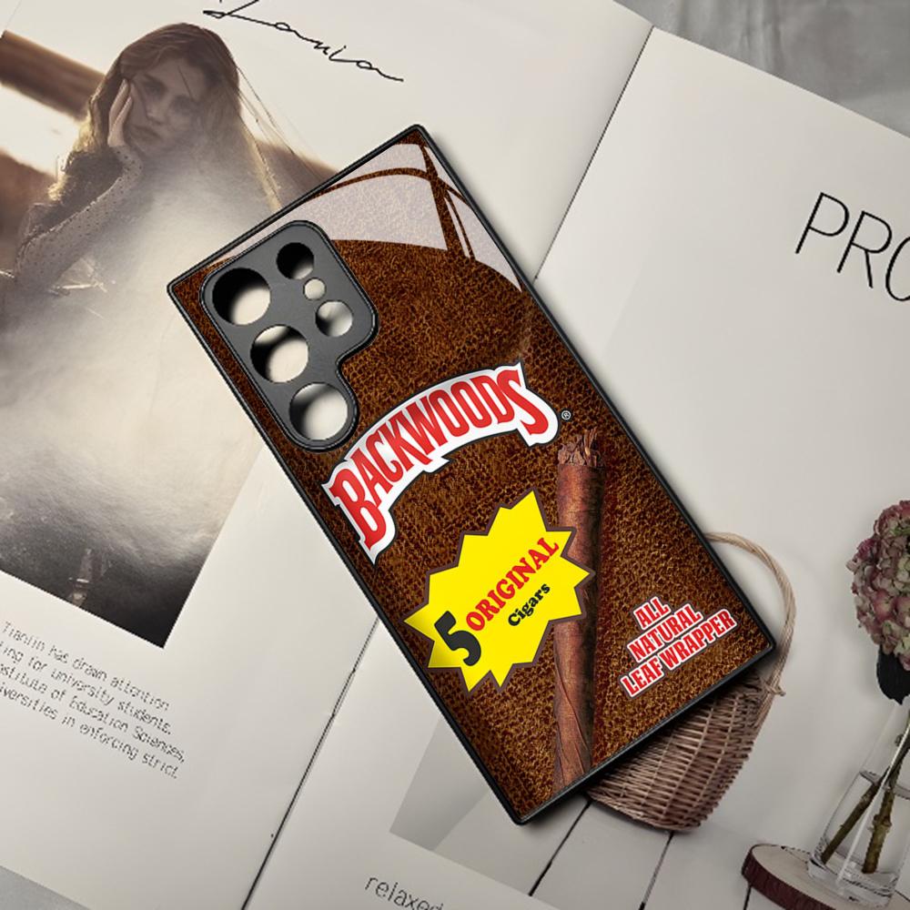 Чехол для телефона Backwoods Cigars для Samsung Galaxy S26 S25 S24 S23 S22 S20 S21 Edge Ultra Plus Fe Цветной Серебристый Чехол