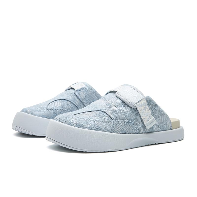 Fila SMILA износостойкие закрытые тапочки женские Светящиеся синие F12W622505FPA