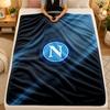 Flannel BlanketNapoli FC Warm Soft Throw Blanket for Indoor Sofa Bed Living Room Use