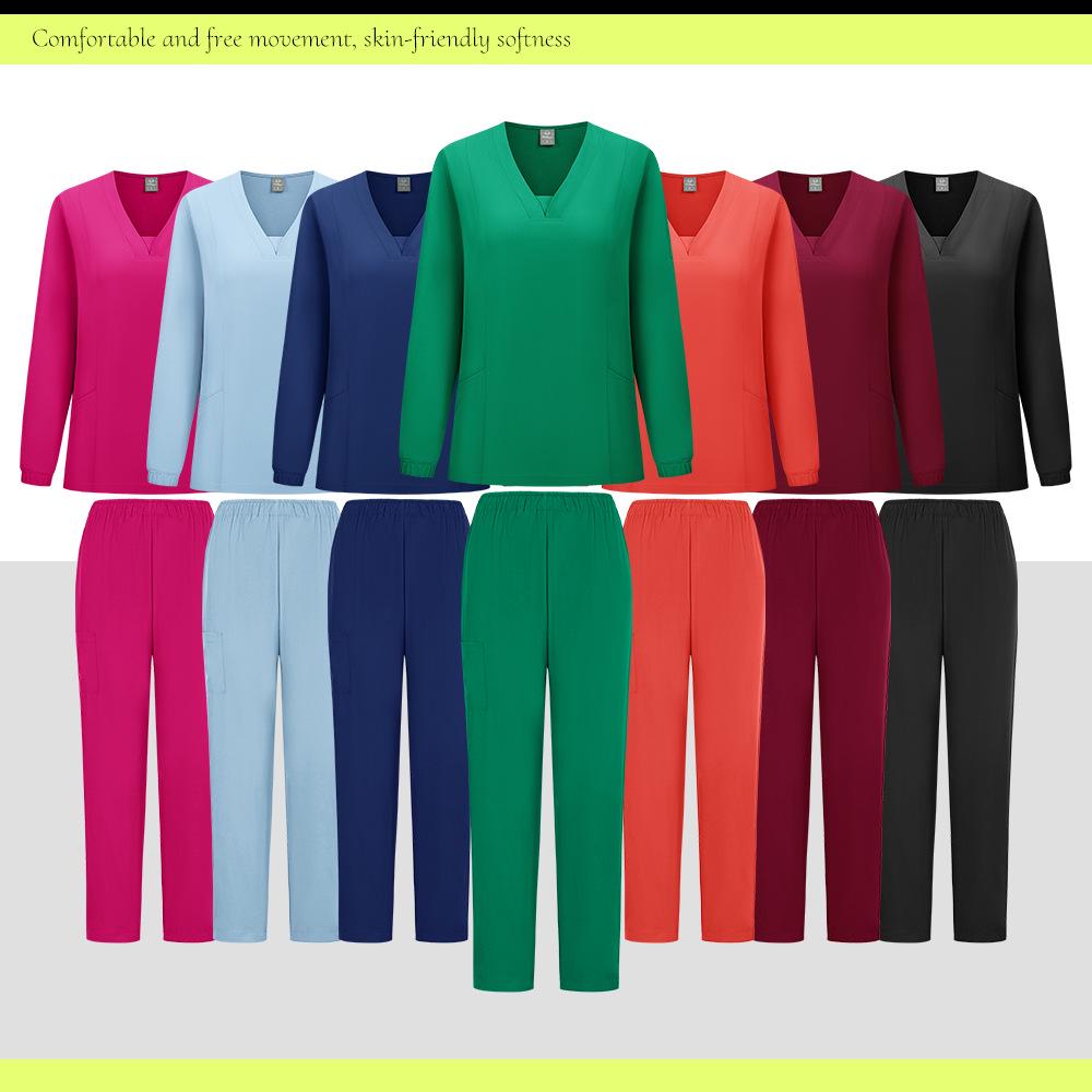 Unisex Breathable Nurse & Spa Beauty Uniform – 7 Colors Available