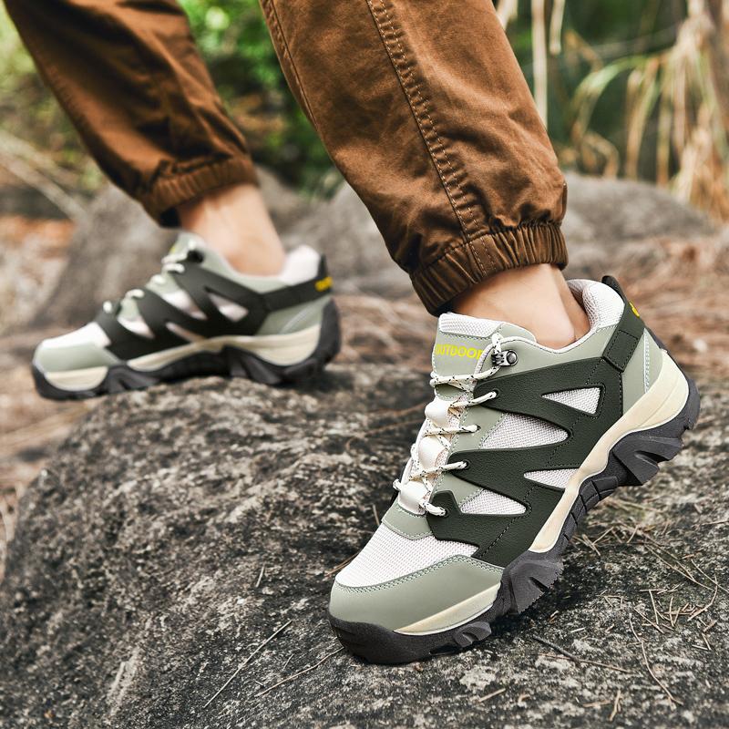 Men's Plus Size Anti Slip and Wear-resistant Sports Shoes Men's Shoes Outdoor Hiking Shoes Hiking Shoes Off-road Running Shoes 39-48