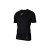 Solid Color Crew Neck Short Sleeve T-Shirt Men Tops Black CT8460-010