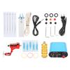 Tattoo Set Professional Coil Tatoo Machine Liner Shader Needle Kit Supply Tool SetEU Plug