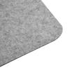68x33cm Polyester Table Mouse Pad Office Desk Laptop Mat Anti Static Computer PC Pads Light Gray