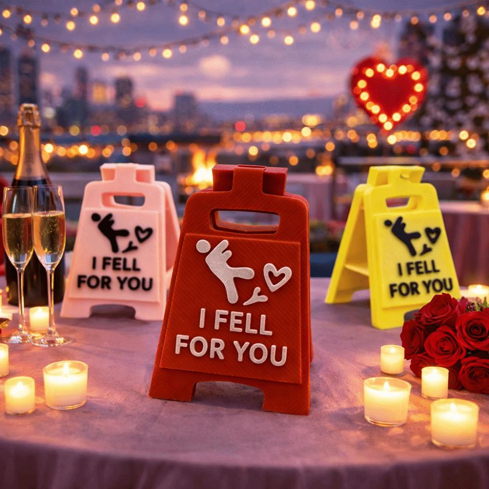 Desktop Ornament Falling In Love Signboard Mini Size Love Letter Romantic Sign Spouse Gift