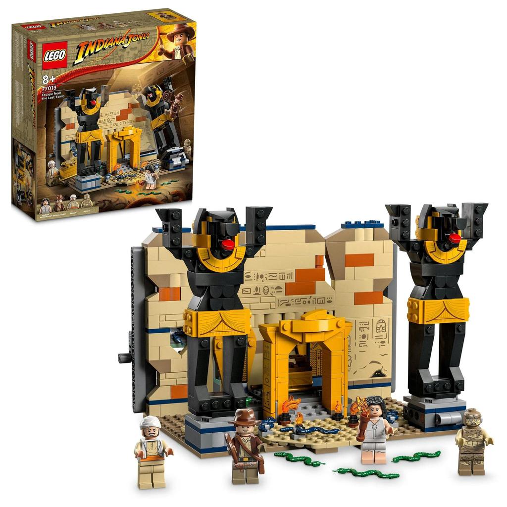 LEGO Индиана Джонс Побег из Колодца Душ 77013 Игрушечный блок Настоящее время Фильм Приключения Экшн 8 лет ~