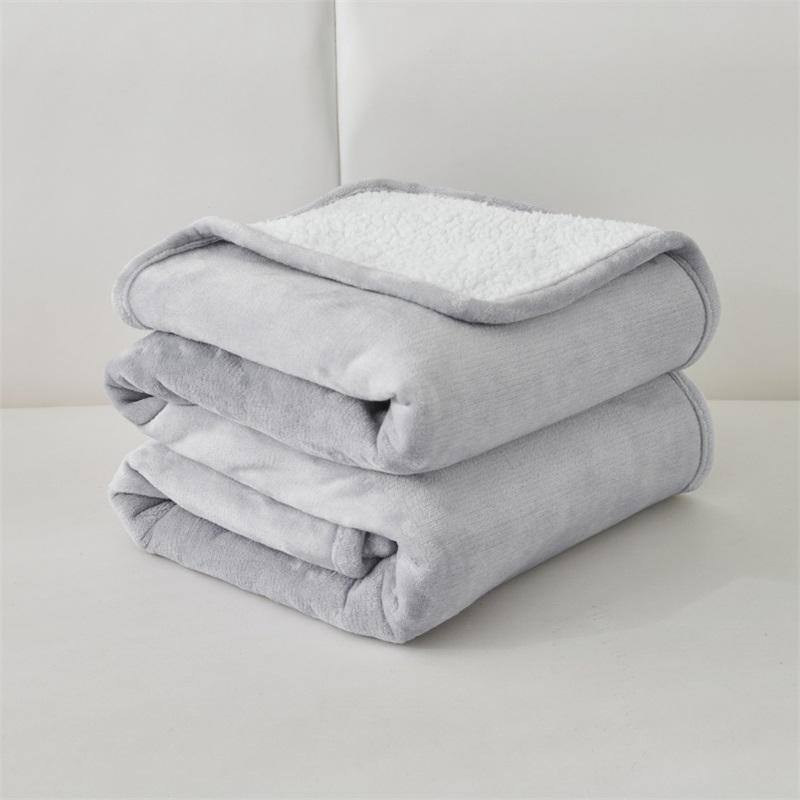 Водонепроницаемый плед для питомцев, шерпа-флис, плюшевый, толстый плед для собак и кошек, на все сезоны, простой дизайн, уютный коврик