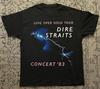 Редкая Хлопковая Черная Футболка Dire Straits Концерт 83 Размеры от S до 5XL Подарок для Фанатов Унисекс
