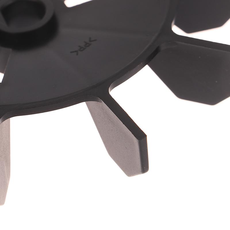 Black Plastic Heat Dissipation Engineering Fan Blade Air Compressor Fan Replacement Direct