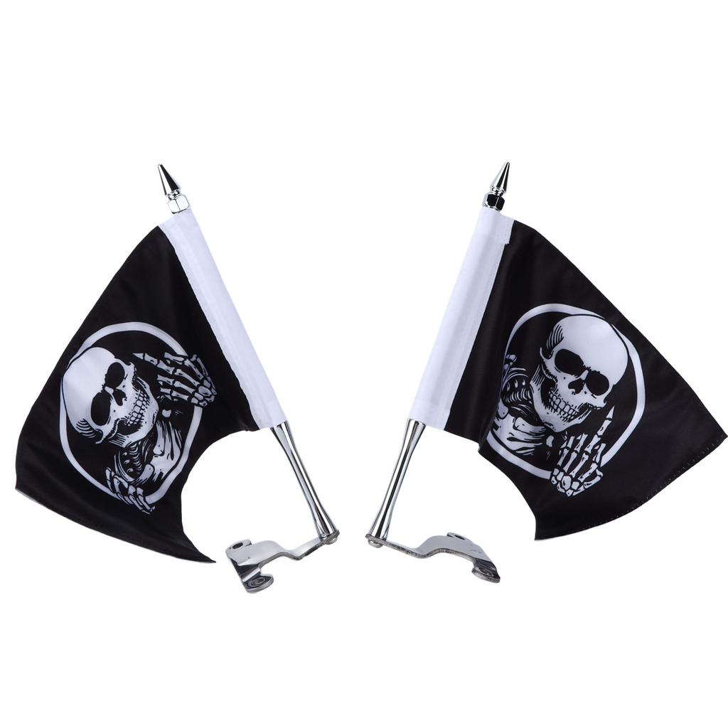 Комплект для крепления флагштока на крышке багажника с заменой флага с черепом LR для Gold Wing Tour DCT 2018?2020