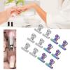 12PCS Stainless Steel Nail Tips Clips  Nail Salon Daily Manicure Auxiliary Supply