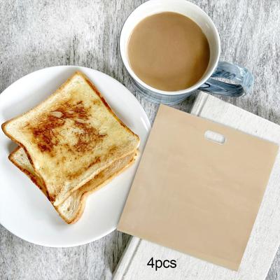 Многоразовые пакеты для тостеров, моющаяся сэндвич-печь для выпечки