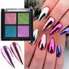 Yousheng Nail Art Powder Glitter Долговечный цветной хромированный зеркальный пигмент для ногтей Украшения DIY Пудра для макияжа