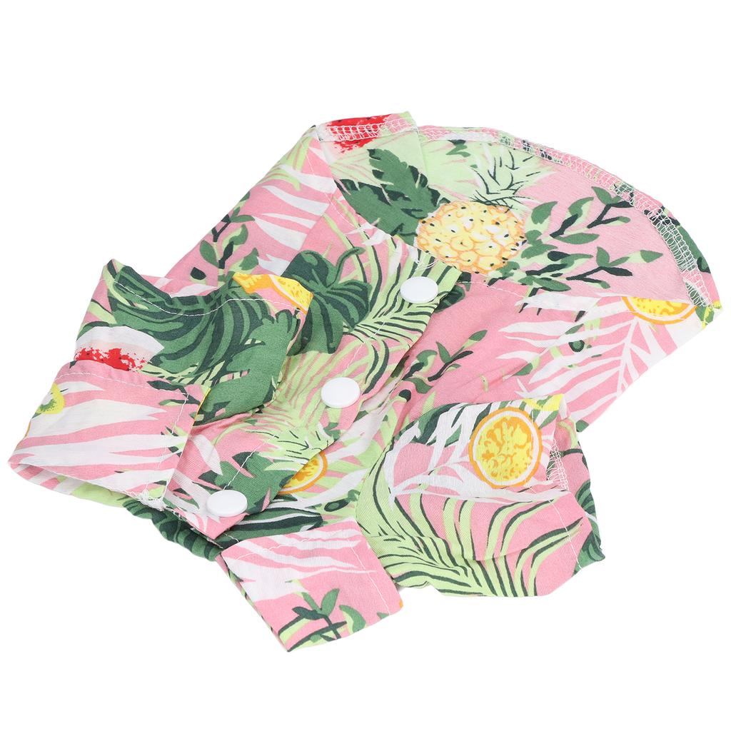 Pet Hawaiian Shirt Cute Breathable Cotton Hawaiian Dog Summer T Shirt for Cats Dogs RabbitsXL