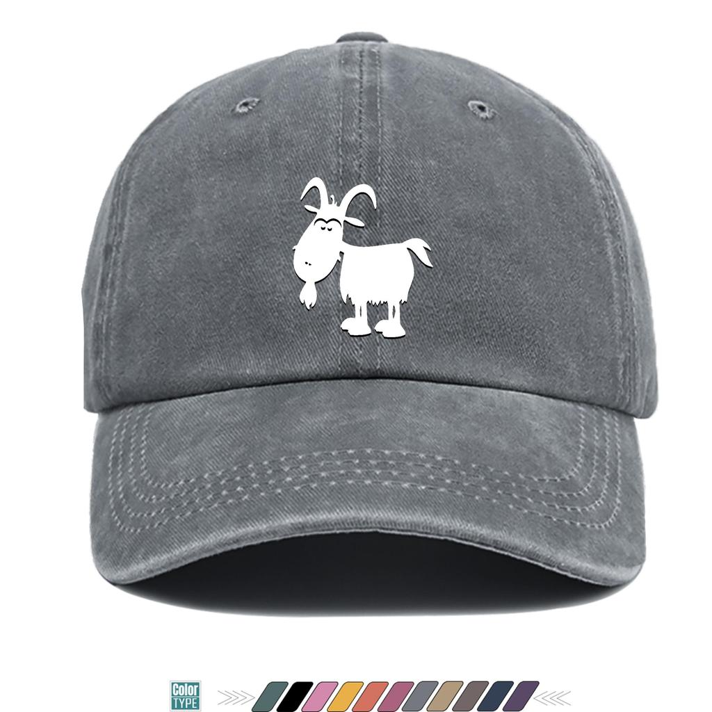 Simple Style Goat Print Truck Hat Is Comfortable, Breathable, Fashionable and Beautiful
