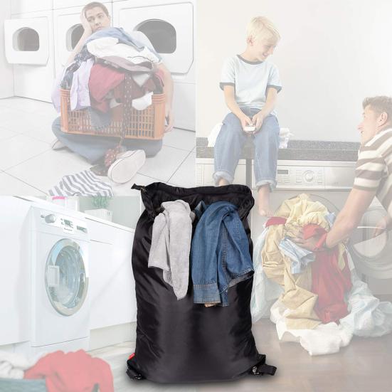 Водонепроницаемая сумка-рюкзак для хранения одежды студентов, большая вместимость, для стирки, ручная сумка