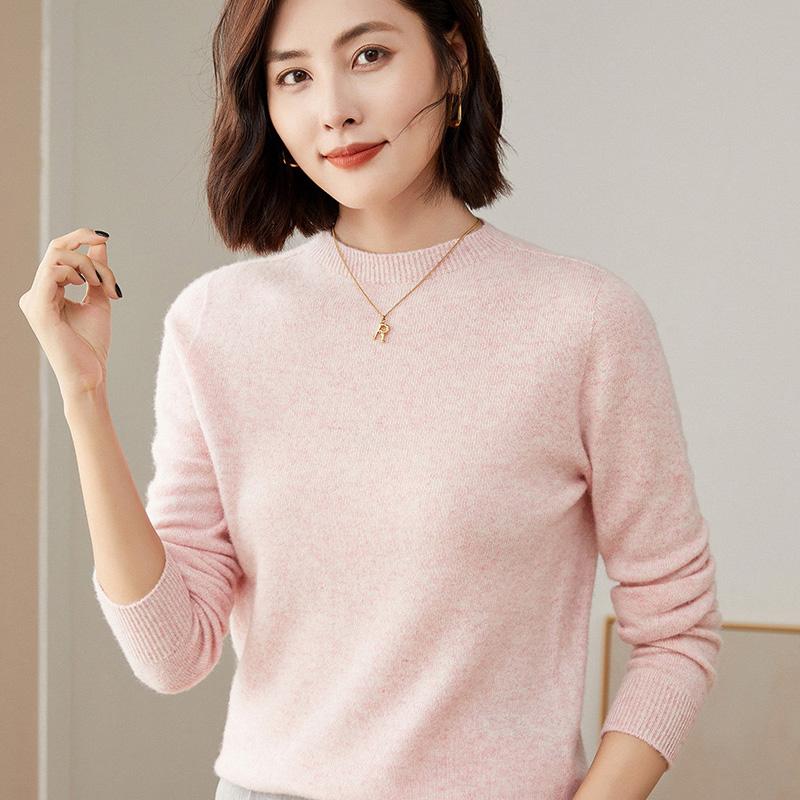 Женский свитер из 100% мериносовой шерсти, СОВРЕМЕННЫЙ НОВЫЙ кашемировый свитер SAGA, вязаный пуловер, зимний теплый женский джемпер, вязаный топ