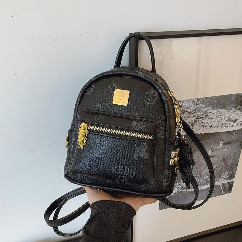 Мини рюкзак женский новый модный нишевый дизайн с принтом для выхода в свет, поездок на работу, путешествий, маленький рюкзак