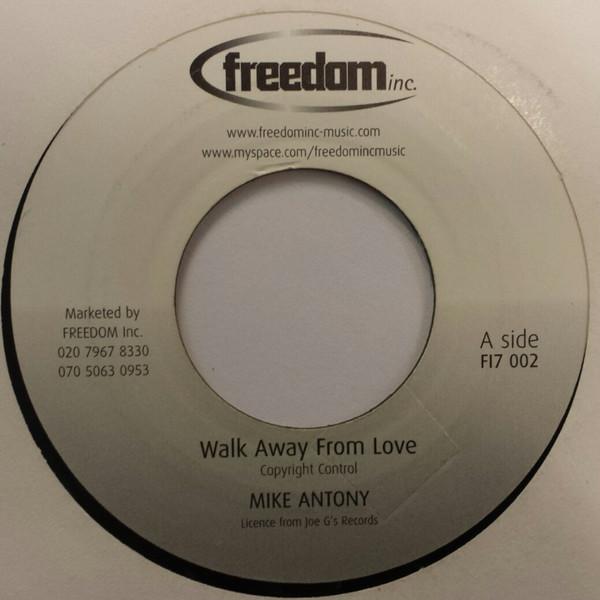 7-дюймовая пластинка MIKE ANTHONY CAROLENE THOMPSON Walk Away From Love Stay FI7002 Freedom Inc. Великобритания Регги Ска Даб Б/у