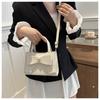 New Bag Women's 2025 New High-end Summer Versatile Shoulder Messenger Bag Portable Bow Small Square Bag