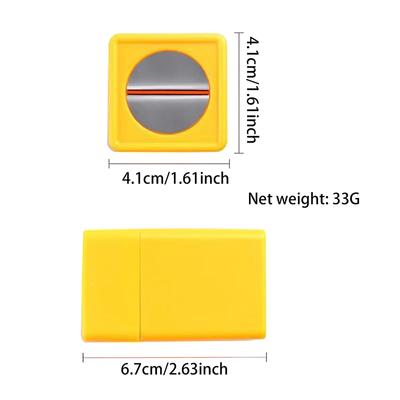 Профессиональный контейнер для утилизации лезвий, отламывающийся нож, ящик для хранения отходов поврежденных лезвий, тонировочная пленка, наклейка, режущий инструмент, банка