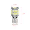 2 шт. T10 W5W светодиодные лампы Canbus 168 194 3014 SMD клиновидные габаритные огни подсветка номерного знака габаритные огни лампы для чтения белые
