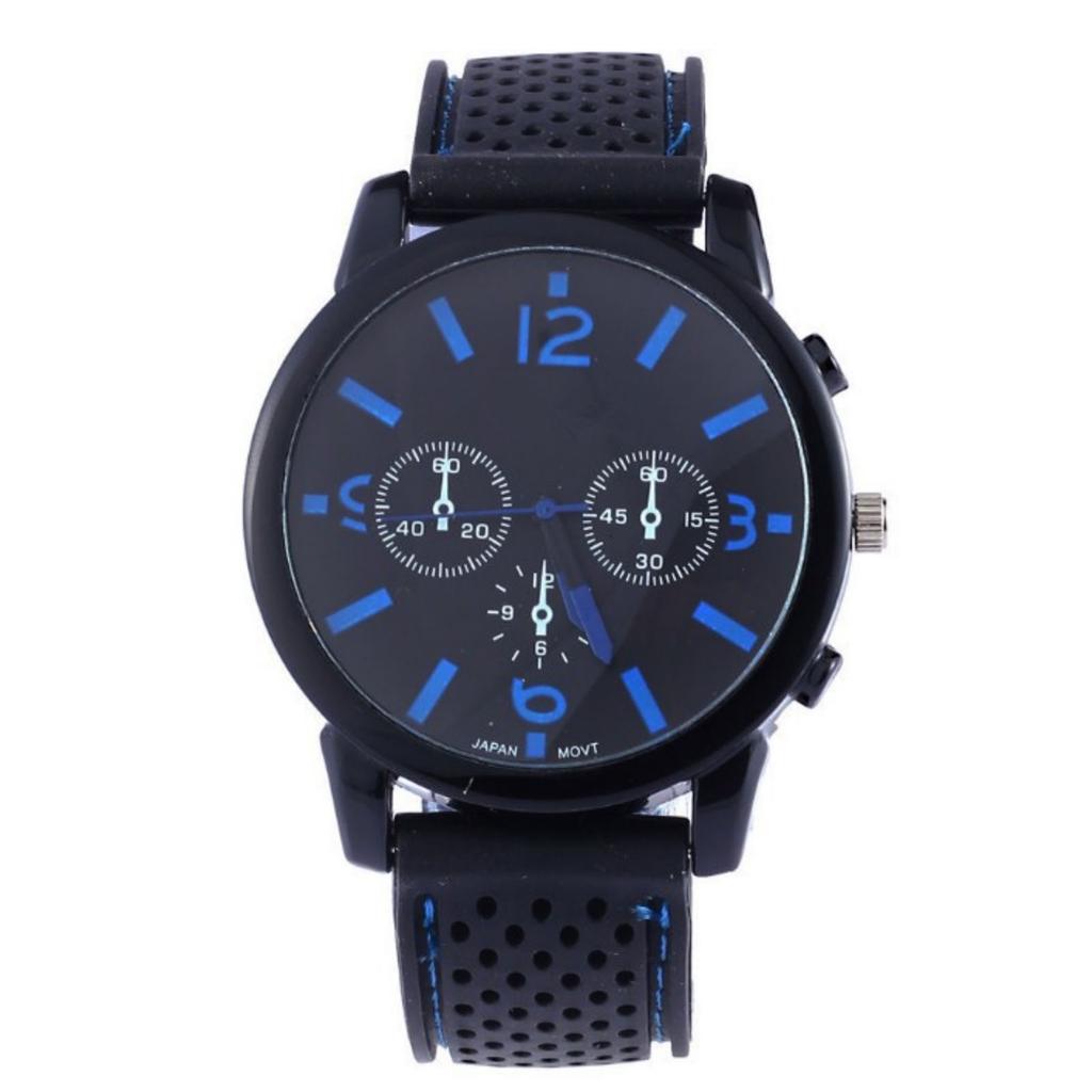 Men's Waterproof Luminous Running Alarm Clock Watch