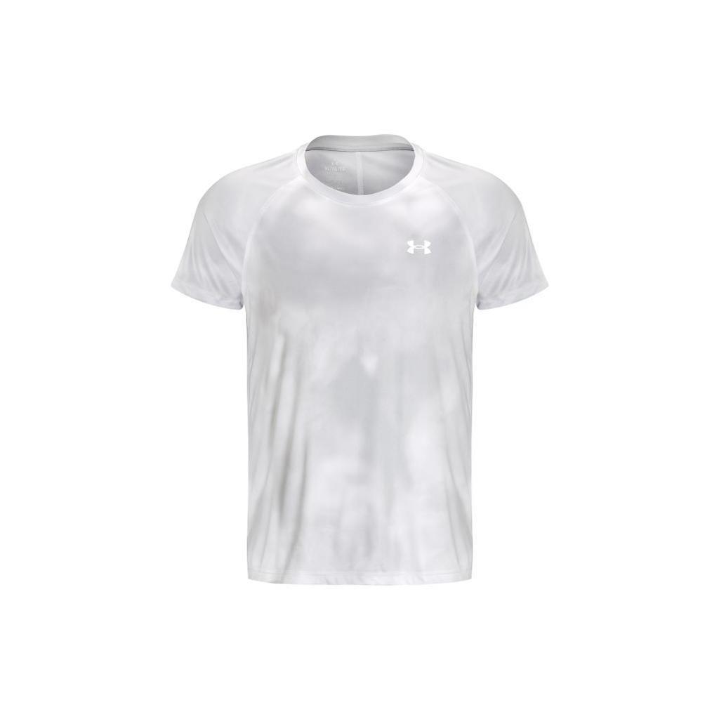 Under Armour Мужские футболки Iso Chill Белые С круглым вырезом Умеренный прямой крой 1377882-100