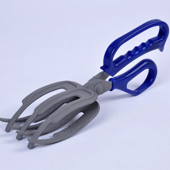 Fish Gripper 3-Claws Anti-slip Ergonomic Handle Multifunction Fishing Pliers Grabber Fish Control Clamp Catcher Tong Outdoor Fishing Accessories