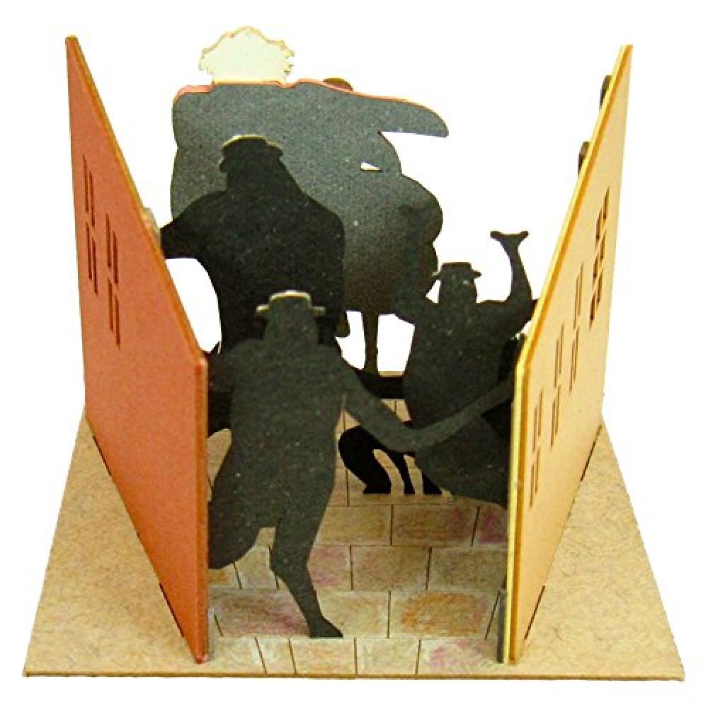 Sankei Studio Ghibli Mini Howl's Moving Castle Escape Howl and Sophie Немасштабная бумажная поделка MP07-32