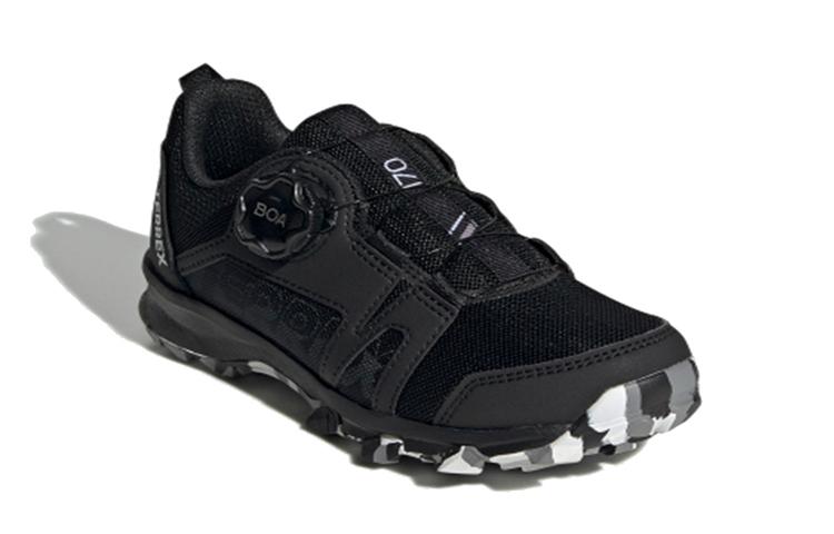adidas Terrex Agravic Boa K Винтажные Устойчивые к истиранию Низкие Детские Беговые Кроссовки Черные Детские EF3635