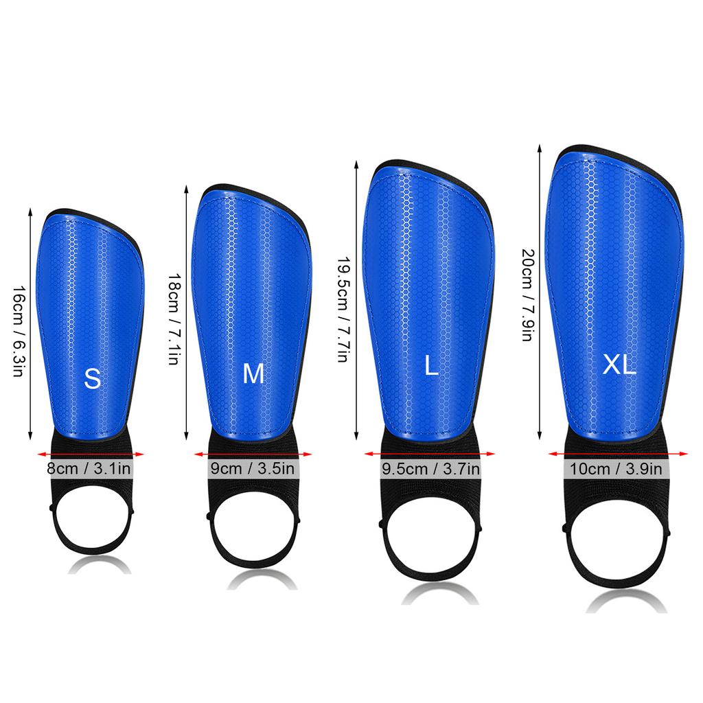 Soccer Shin Guard with Ankle Protector and Adjustable Straps Football Protective Equipment for Kids
