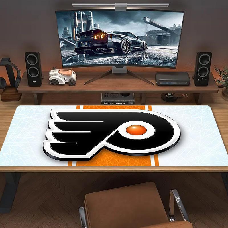 Philadelphia Flyers Print Cushion Non-slip Laptop Tablet Big Mousepad XXL Mat Mini PC Playmat With Lock edge