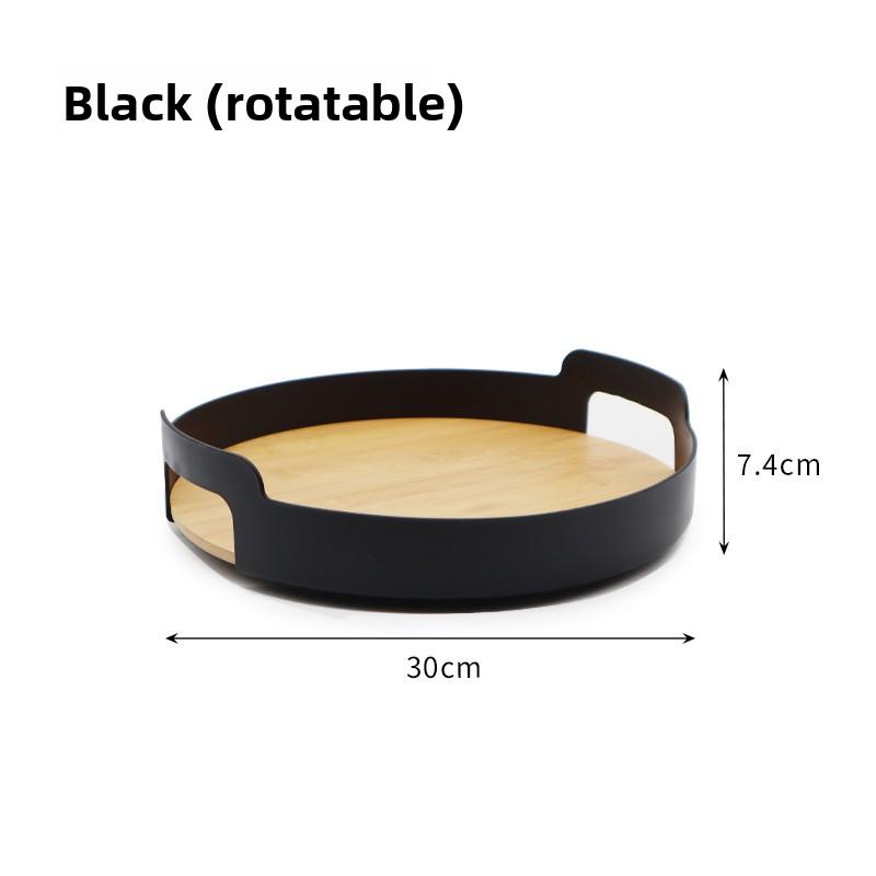 Многофункциональный поднос для хранения, Фруктовый поднос, Поднос для хранения, Обеденная тарелка, Поднос для чая, Бамбуковая панель, Декоративный поднос для стола