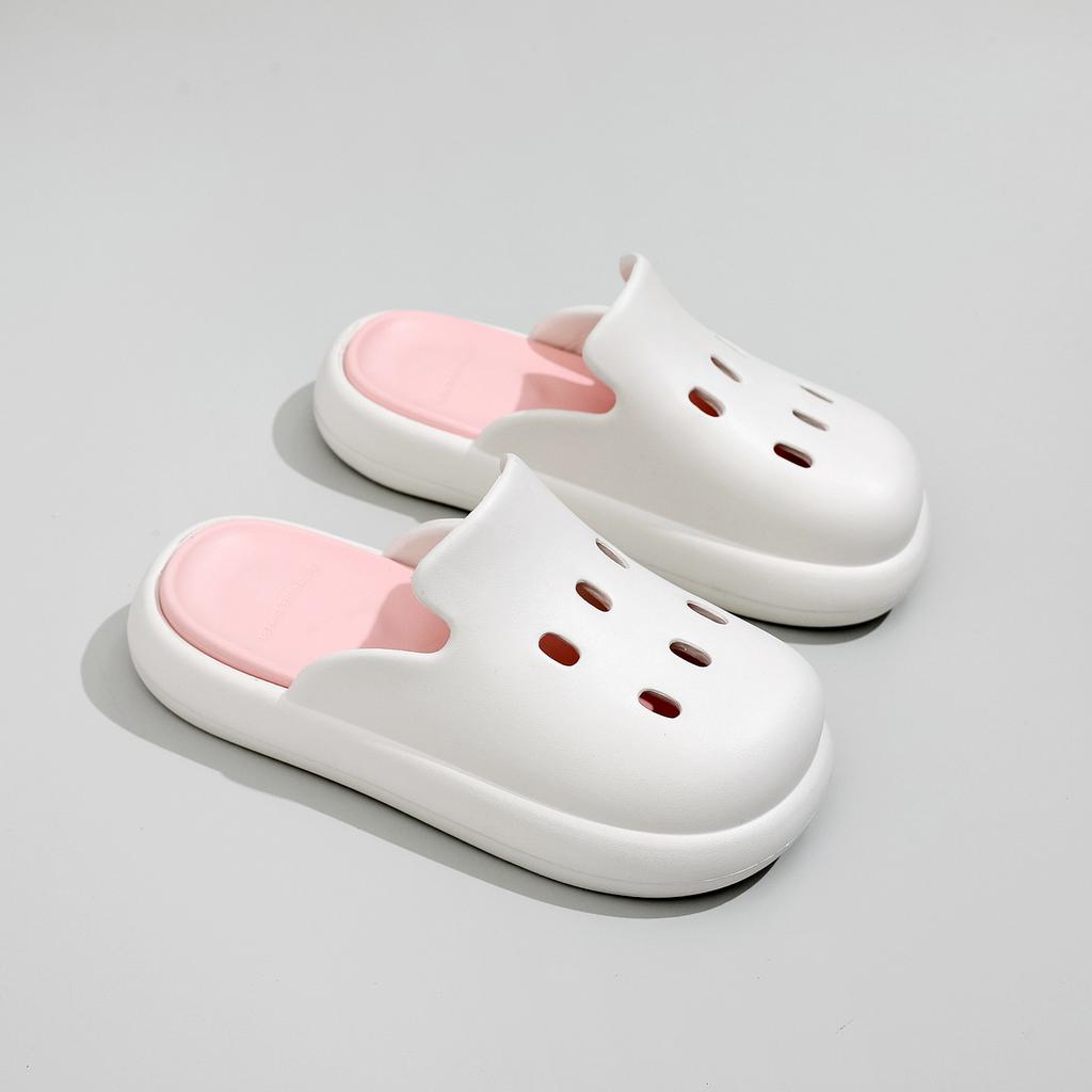 Летние женские тапочки на толстой подошве из материала EVA, устойчивые к запаху, противоскользящие, износостойкие, удобные и повседневные тапочки на мягкой подошве