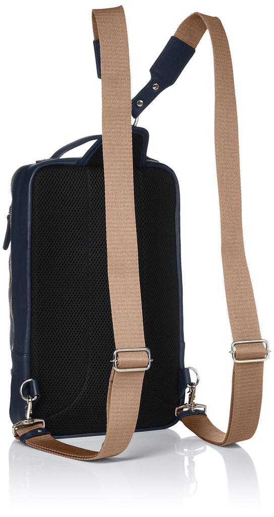 Рюкзак-трансформер Cherica из натуральной кожи, PIPE, темно-синий