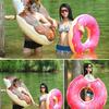 Adult Swim Ring Inflatable Strong Buoyancy Doughnut Shape Water Entertainment Summer Water Park