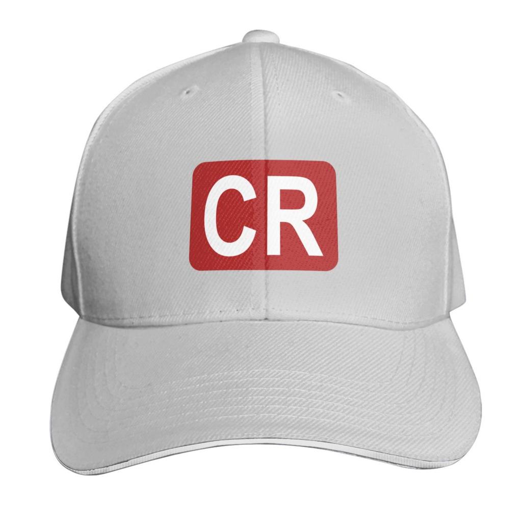 CR Initials Baseball Cap derby hat Sports Cap Big Size Hat Bobble Hat Unisexs Tennis Womens
