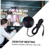 VICASKY Коллекция звуков для ПК Всенаправленный Компьютерный Расширяемый Настольный для Онлайн-звонков Видео Голос Веб-поиска Микрофон, 3,5 мм Микрофон, 360°