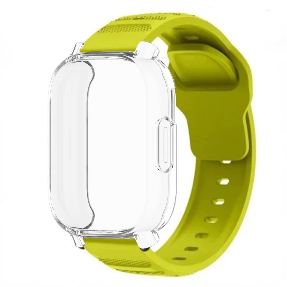 Дышащий силиконовый ремешок+ТПУ защитная пленка для экрана для Redmi Watch 5 Active Band Мягкий чехол для Redmi Watch 5 Lite Спортивный ремешок Correa