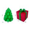 Christmas Hat Tree Gift Car Tail Trailer Rod Various Car Tail Pendant Protective Ball Cover Decorations Fashion Mood Accessories