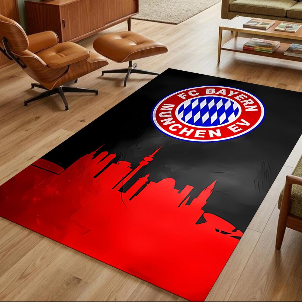 Bayern Munich Crest Area Rug Suitable for Dormitory Living Rooms Dining Room Study room Antislip Carpet Office home decor Wedding Party Gift