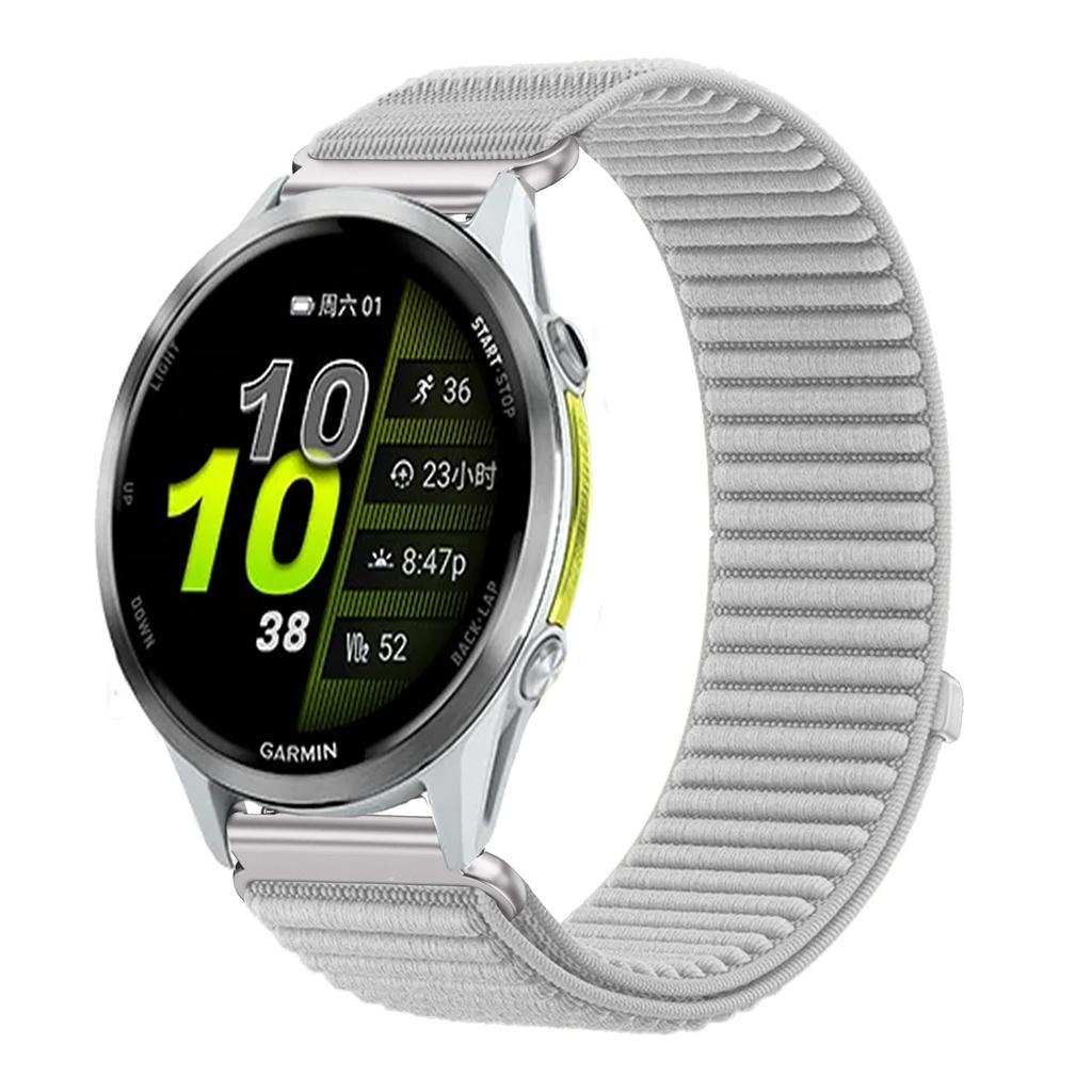 18mm 20mm 22mm Nylon Loop Strap for Garmin Forerunner 970 570 965 955 165 55/Venu 4 45mm 41mm Bracelet for Garmin Vivoactive 6 5