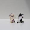 9/10PCS DIY Cat Figures Statue PVC Decoration Crafts Cute Cat Doll Ornaments  Home Decoration