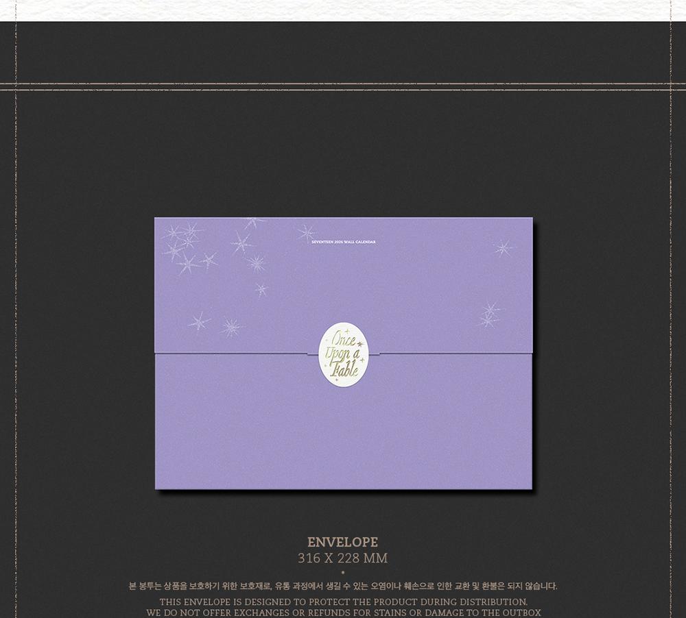 Seventeen (SVT) - 2026 WALL CALENDAR [Once Upon a Fable]